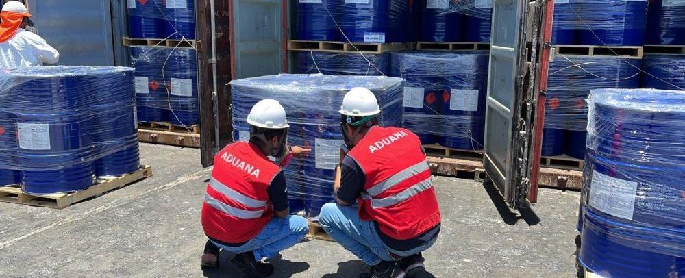 “Una incautación récord” de Aduanas: ONU destaca histórico decomiso de 690 toneladas de precursores químicos - Radio Las Nieves