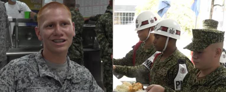 Video-“Ahora tenemos mejor alimentación, me siento muy feliz”: Soldados reciben mejor comida gracias a política de bienestar • Al Punto