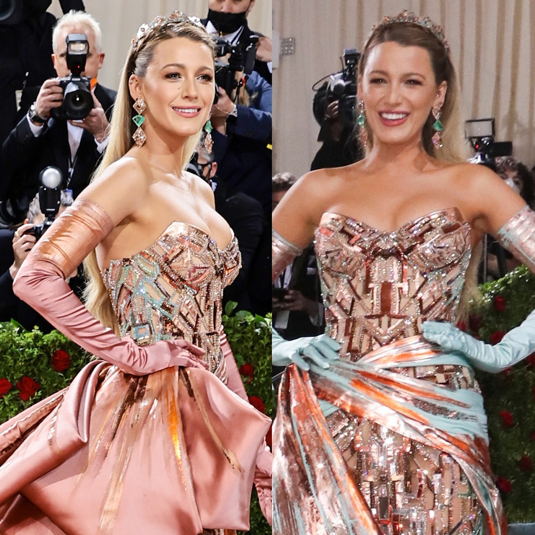 Blake Lively rompe las reglas del Palacio de Kensington para arreglar su vestido de la Met Gala