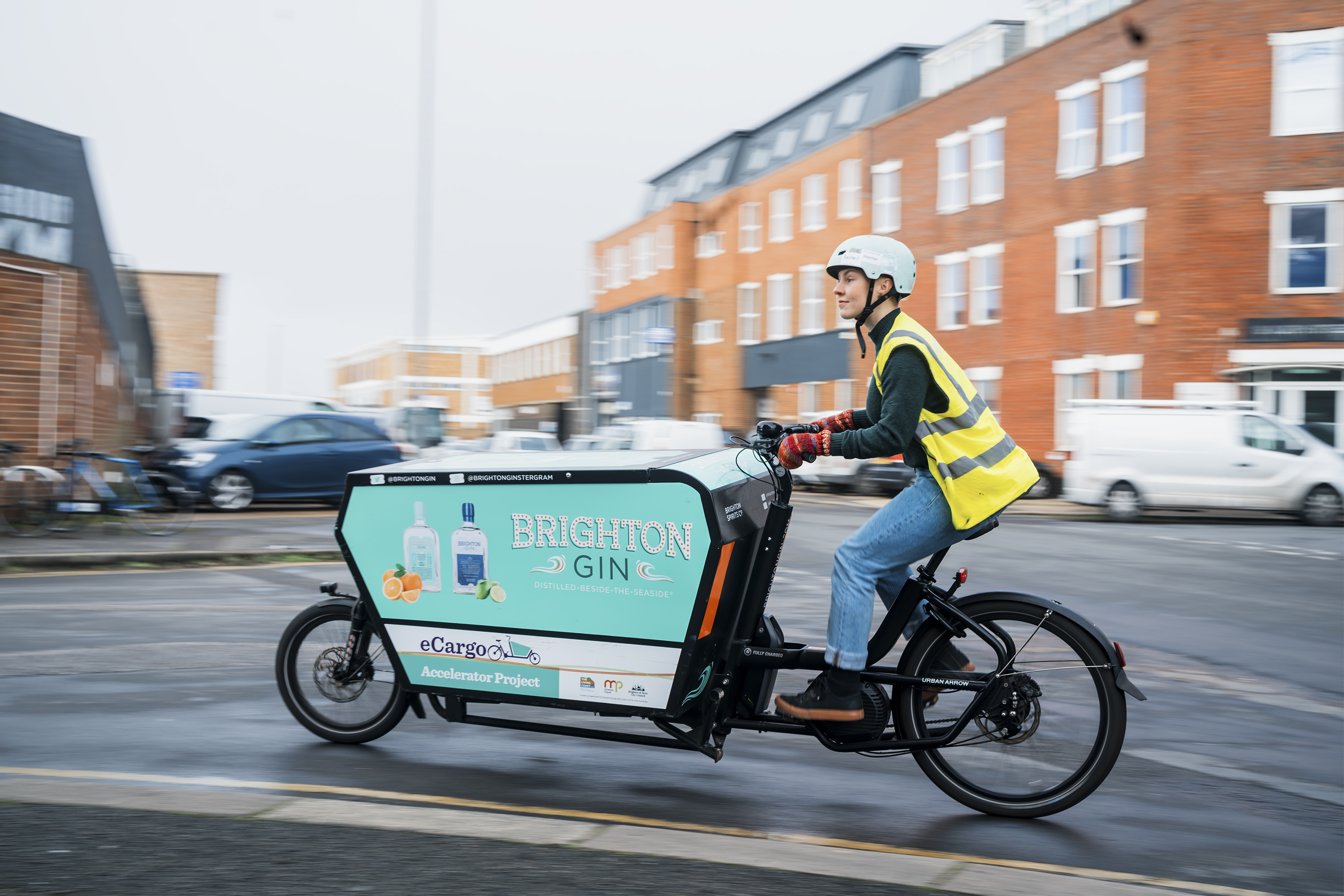 Micrombility Brighton Gin Cargo ebike