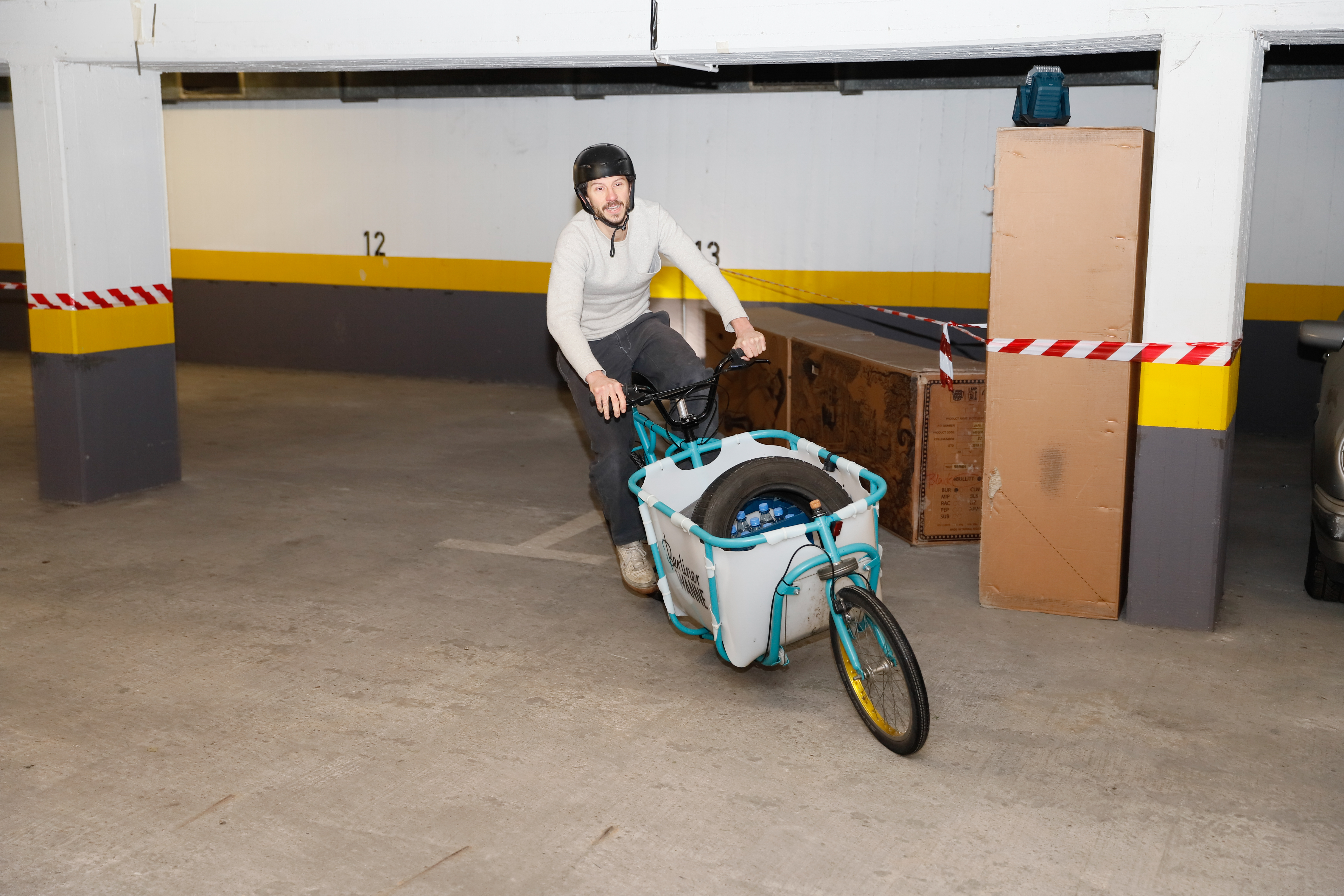 Cargo bike parking built environment micromobility news