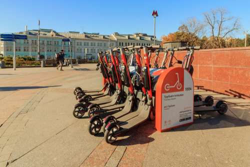 Micromobility Docking station Moscow