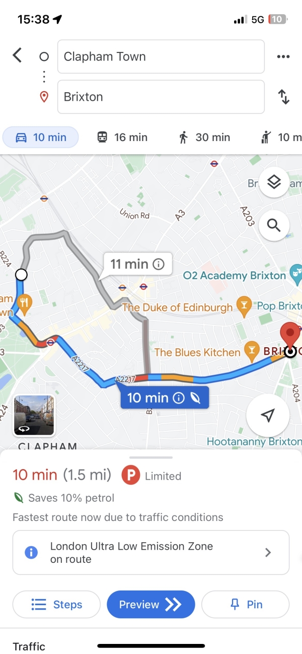   Google Maps and the Encouragement of Urban Pollution
