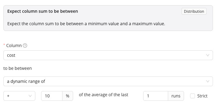 dynamic Expectation parameter example 2