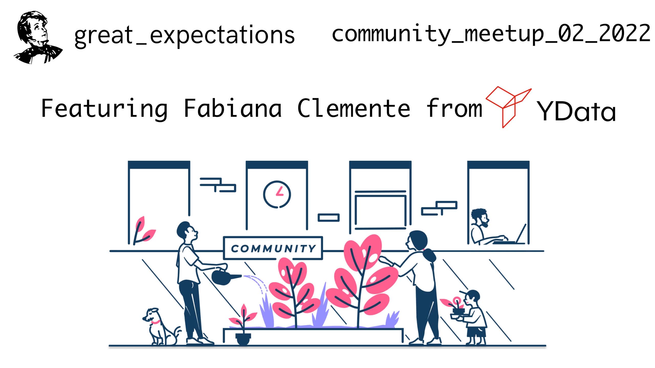 great expectation community event cover with YData