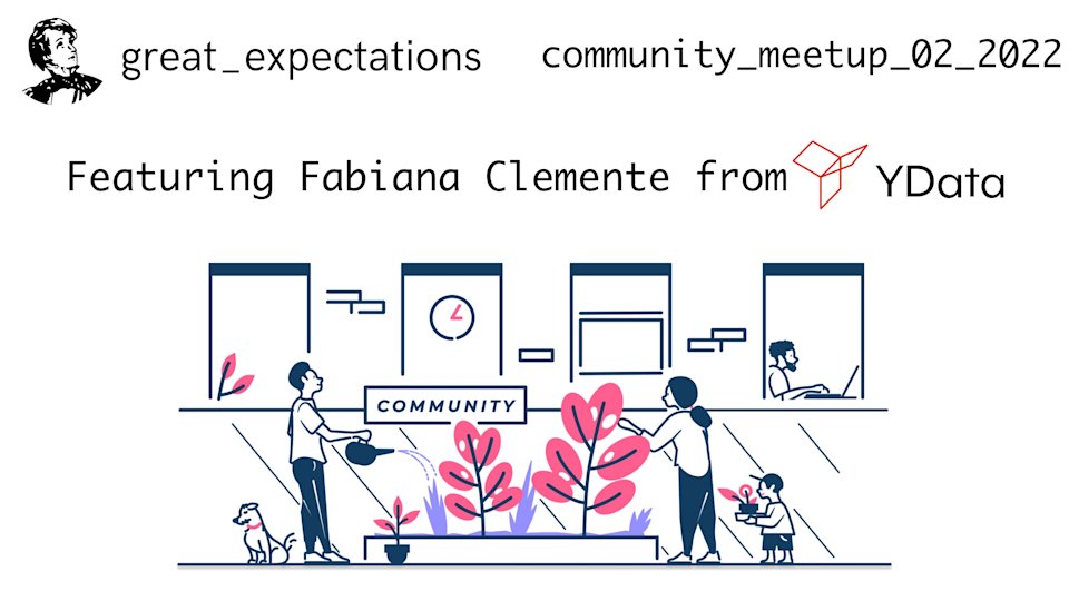 great expectation community event cover with YData