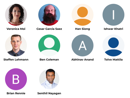 August 2023 top Slack supporters