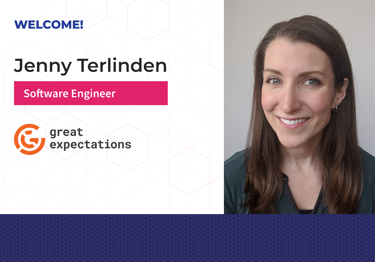 Welcome card with Jenny Terlinden's headshot, title, and the GX logo
