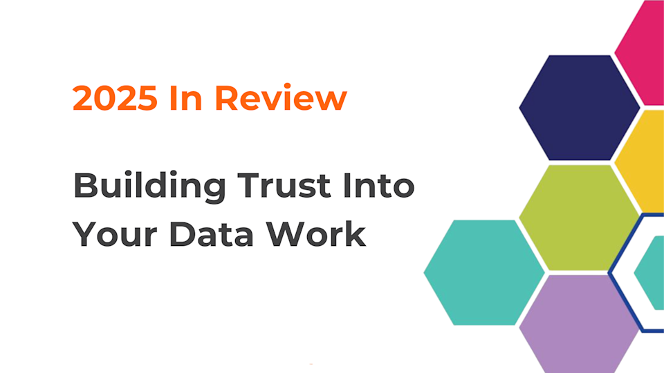 Abstract data dashboards and analytics visuals representing trusted data quality and AI-ready insights.