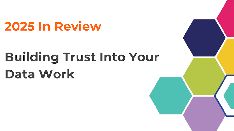 Abstract data dashboards and analytics visuals representing trusted data quality and AI-ready insights.