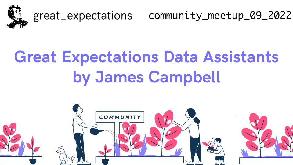 Great Expectations demo of Data Assistants cover card
