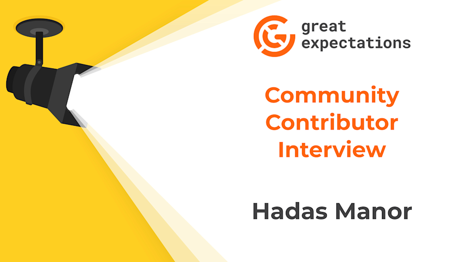 Community contributor interview cover card for Hadas Manor