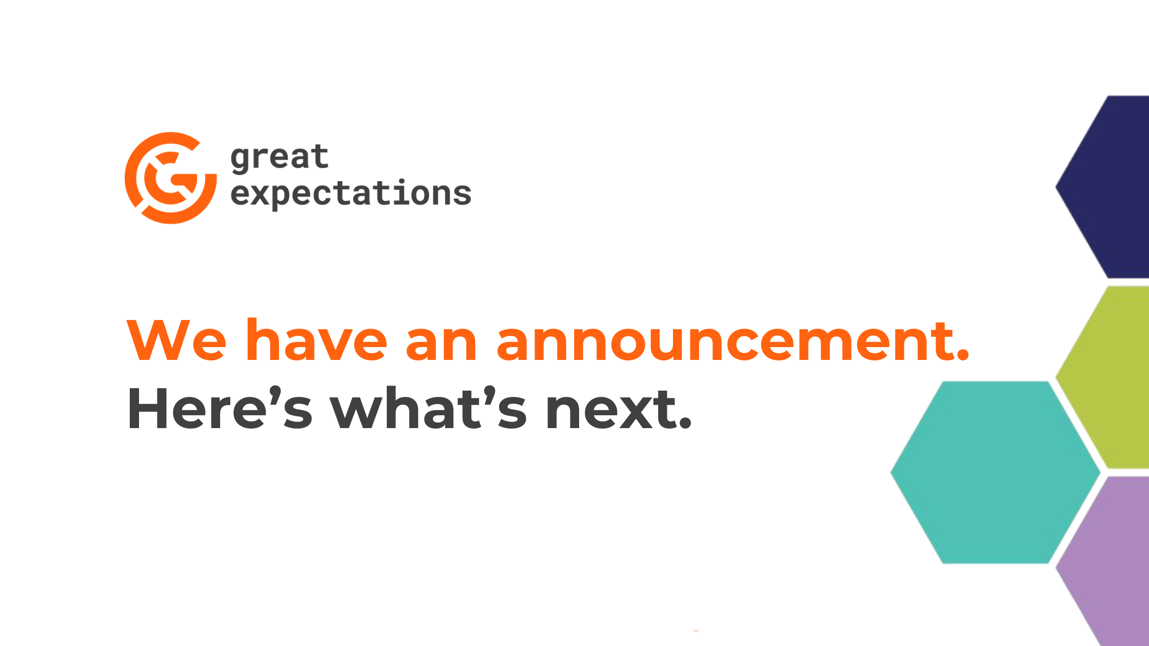 An Update for the Great Expectations Community