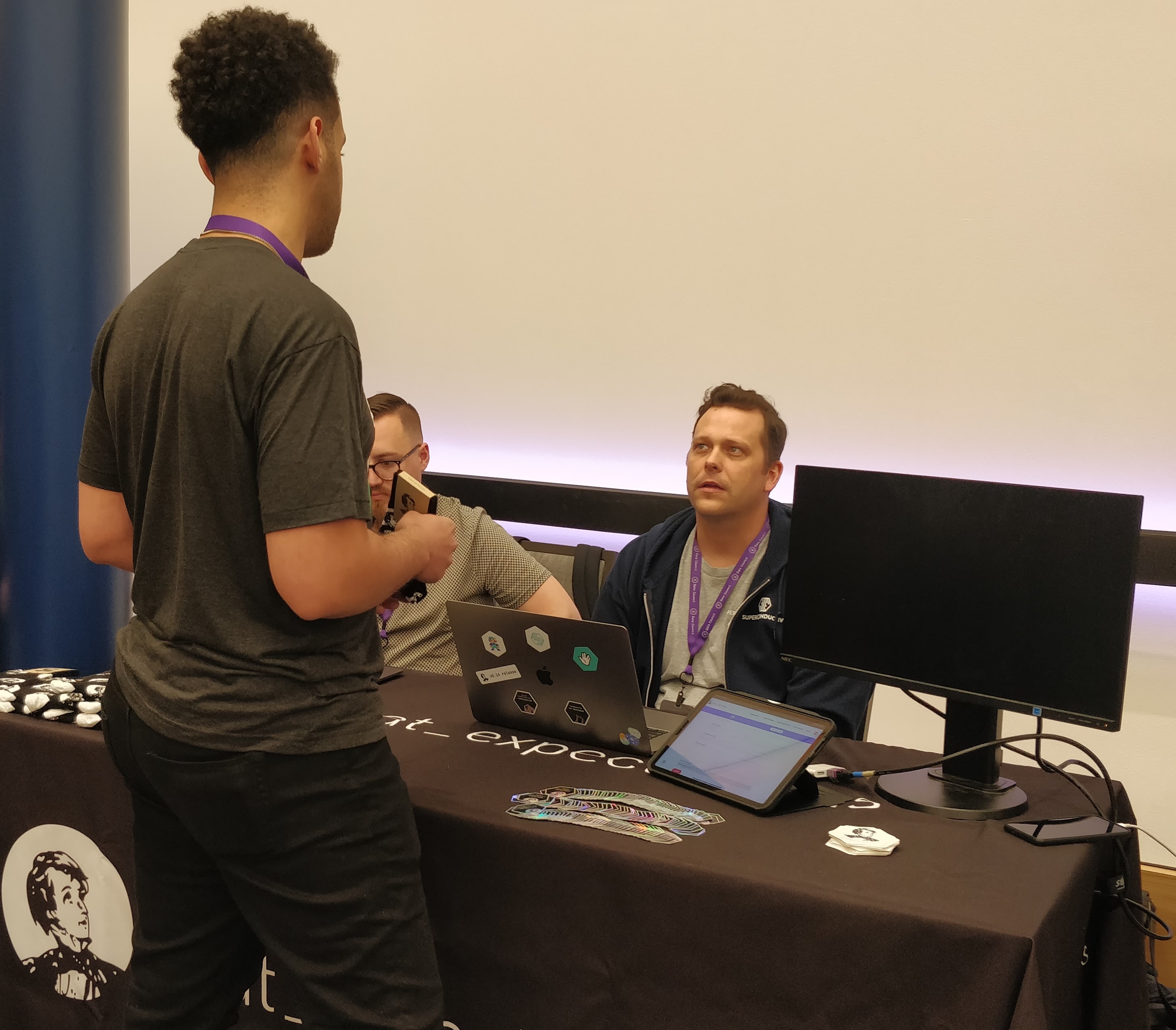 Great Expectations booth at Data Council 2022