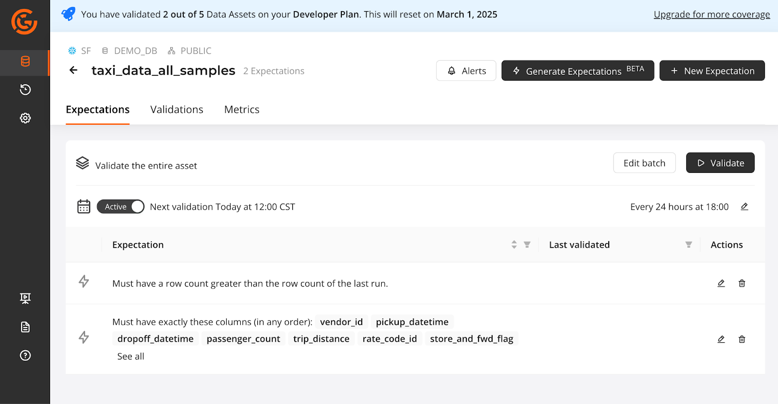 expectAI screenshot