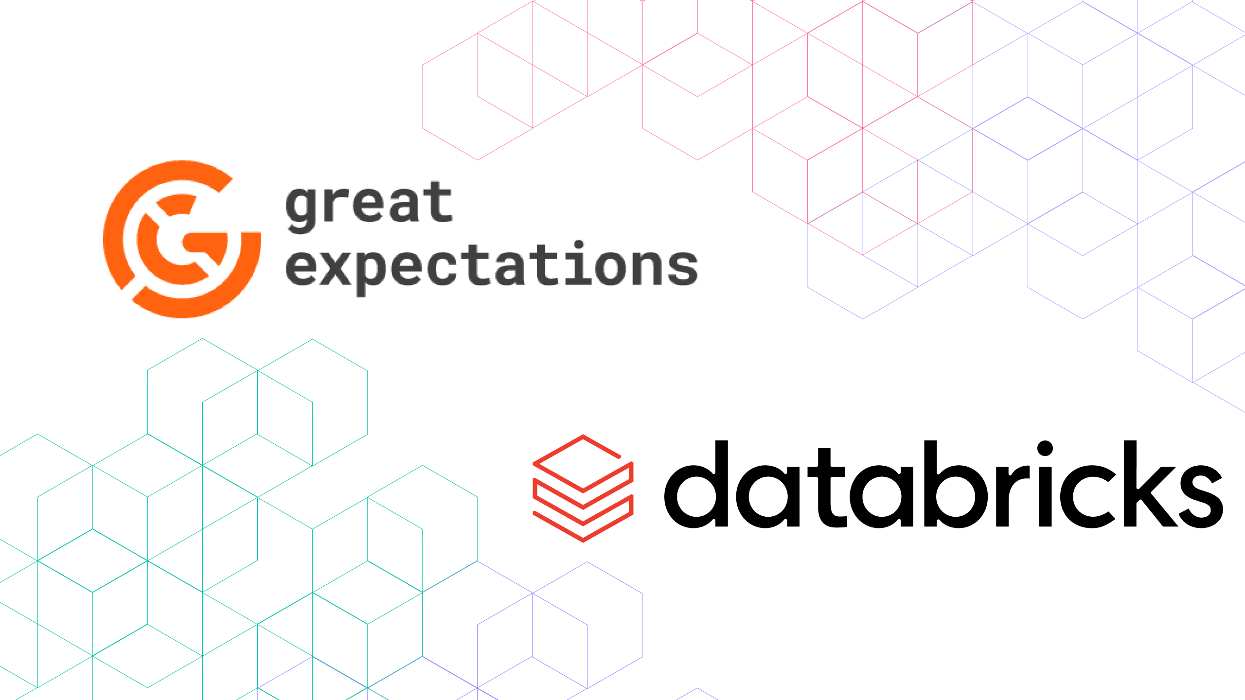 the Great Expectations and Databricks logos together