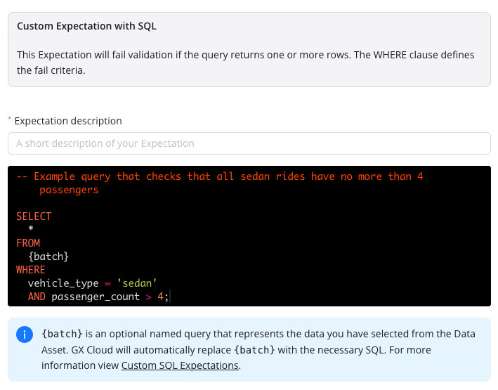 custom SQL Expectation example 1