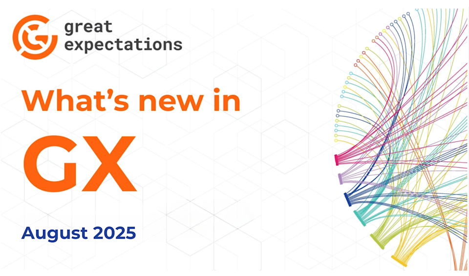GX logo with text saying what's new in GX August 2025