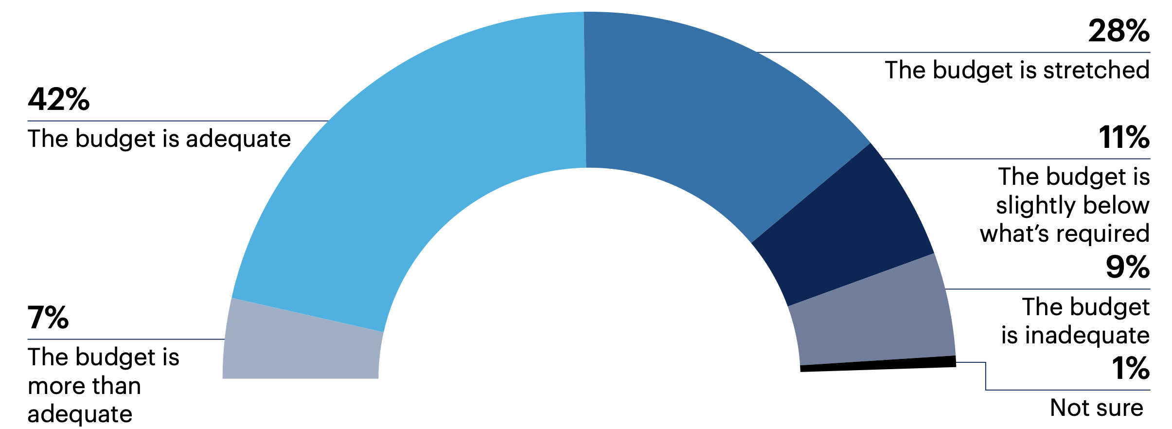 How would you describe the budget for your organization’s vulnerability management program?