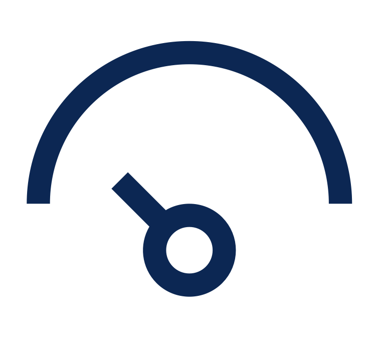 speed circle line icon