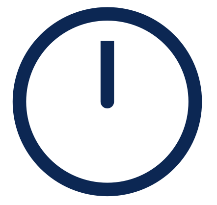 clock time circle icon