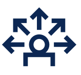 Resource automation person icon