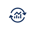 Changes in IT Strategies circle graph icon