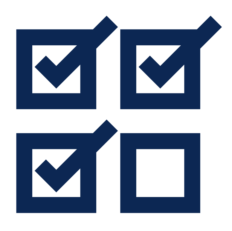 check square survey icon