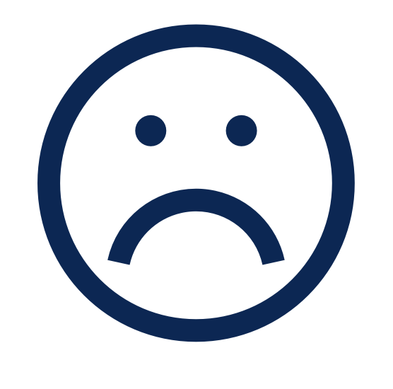 face sad circle icon