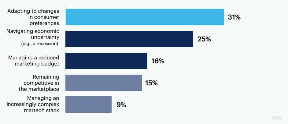 What do you anticipate your greatest challenge for brand management will be over the next 12 months?