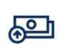 Money deposit icon