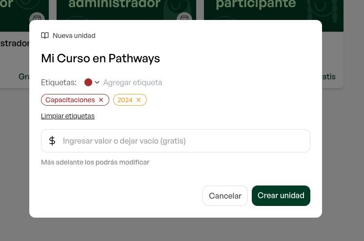 Nueva Unidad Pathways