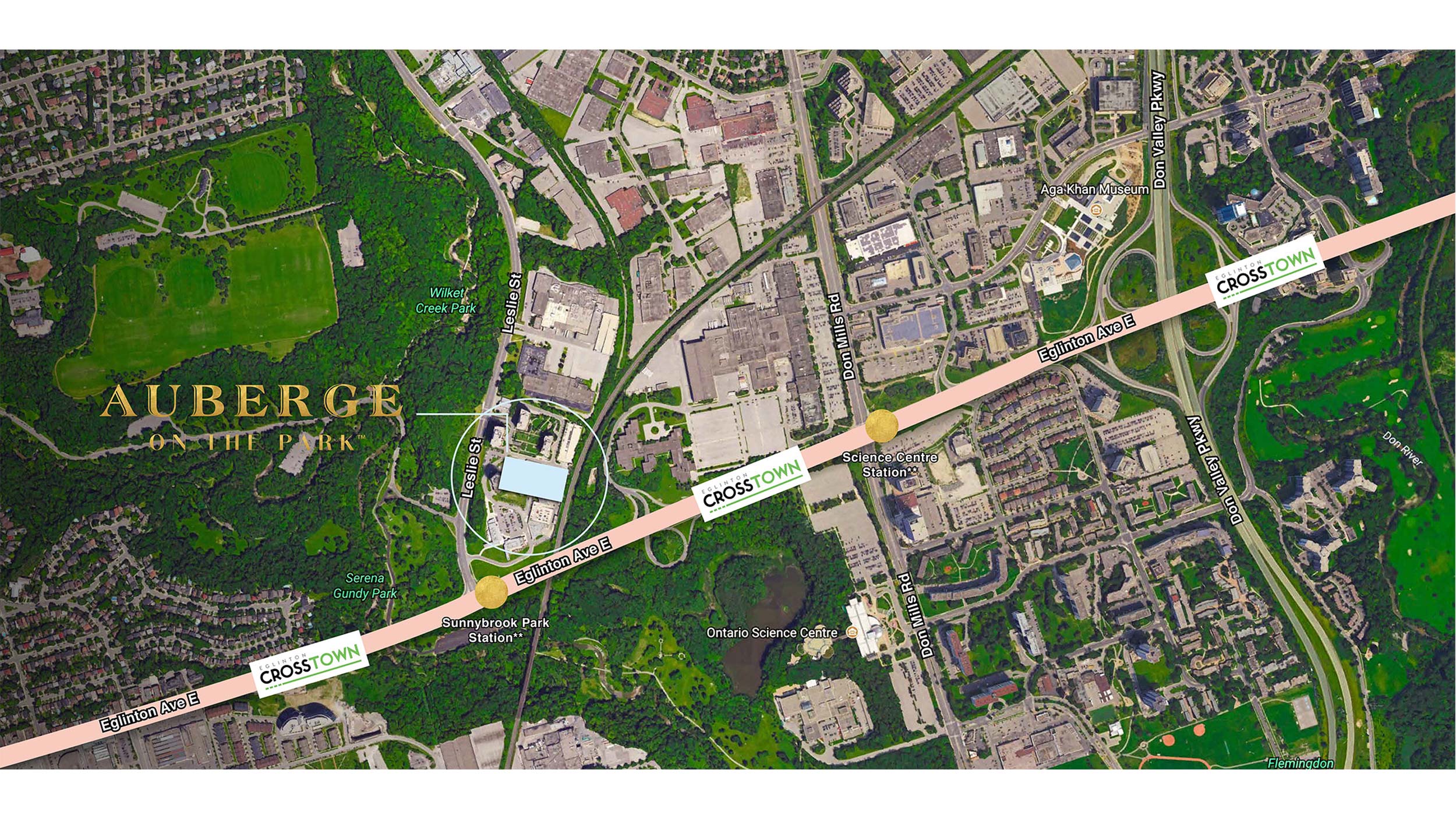Eglinton Crosstown LRT Map