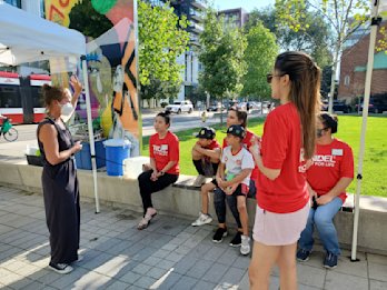 Tridel Staff at a community event