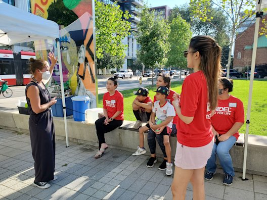 Tridel Staff at a community event