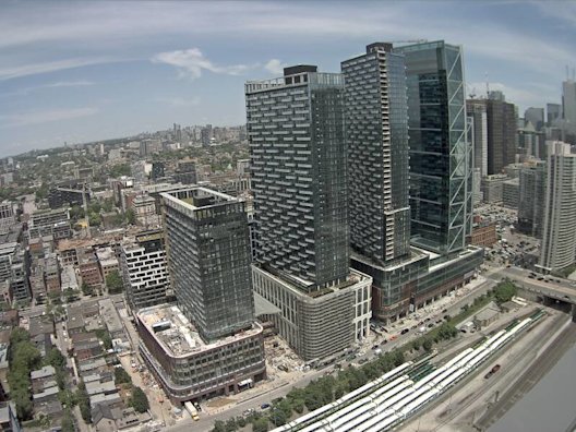 Construction progress at The Well construction site