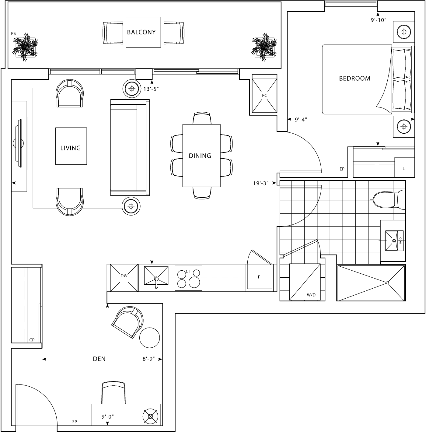 MRKT Suite 720 Floorplan