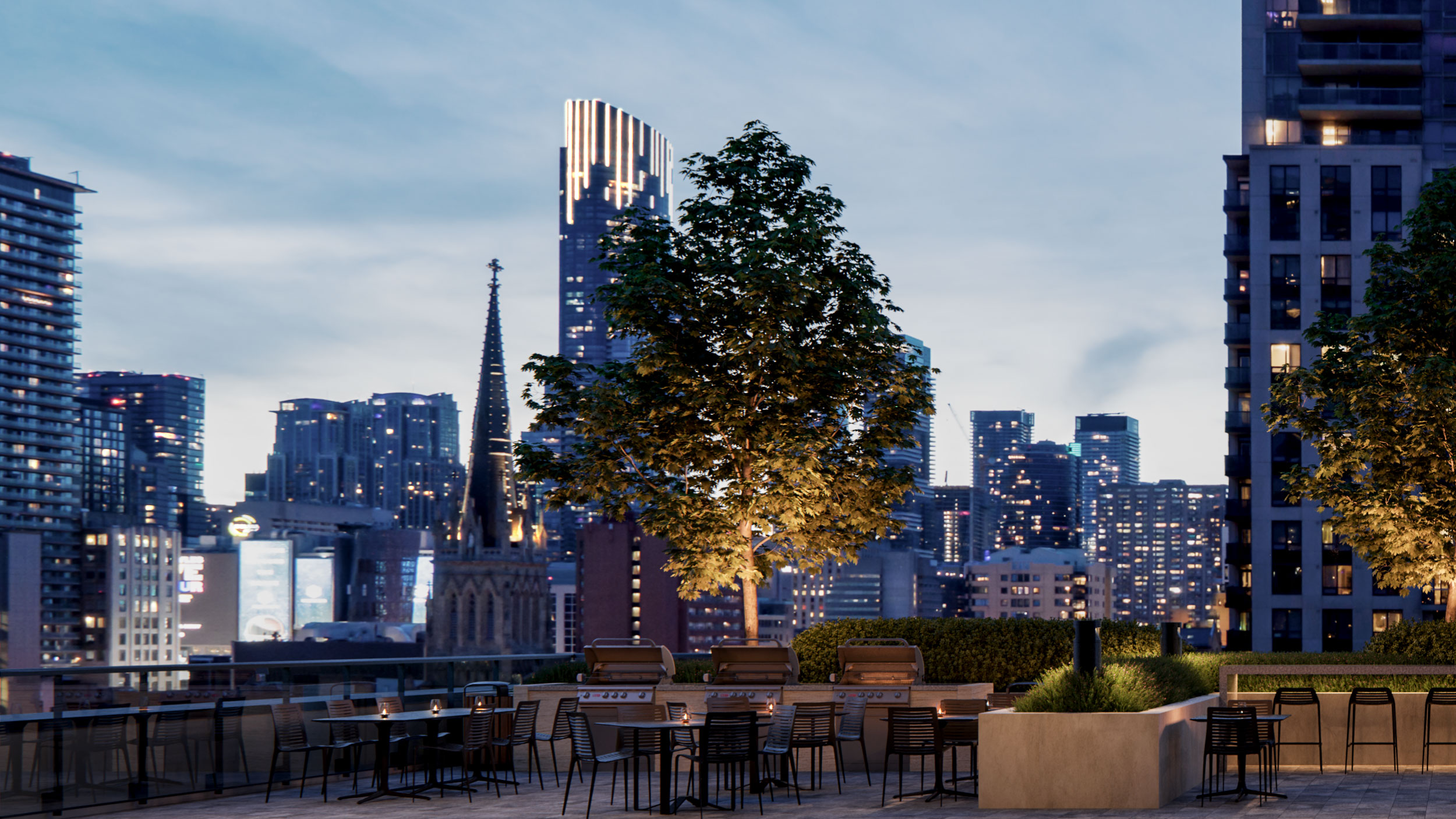 Queen Church Outdoor Terrace