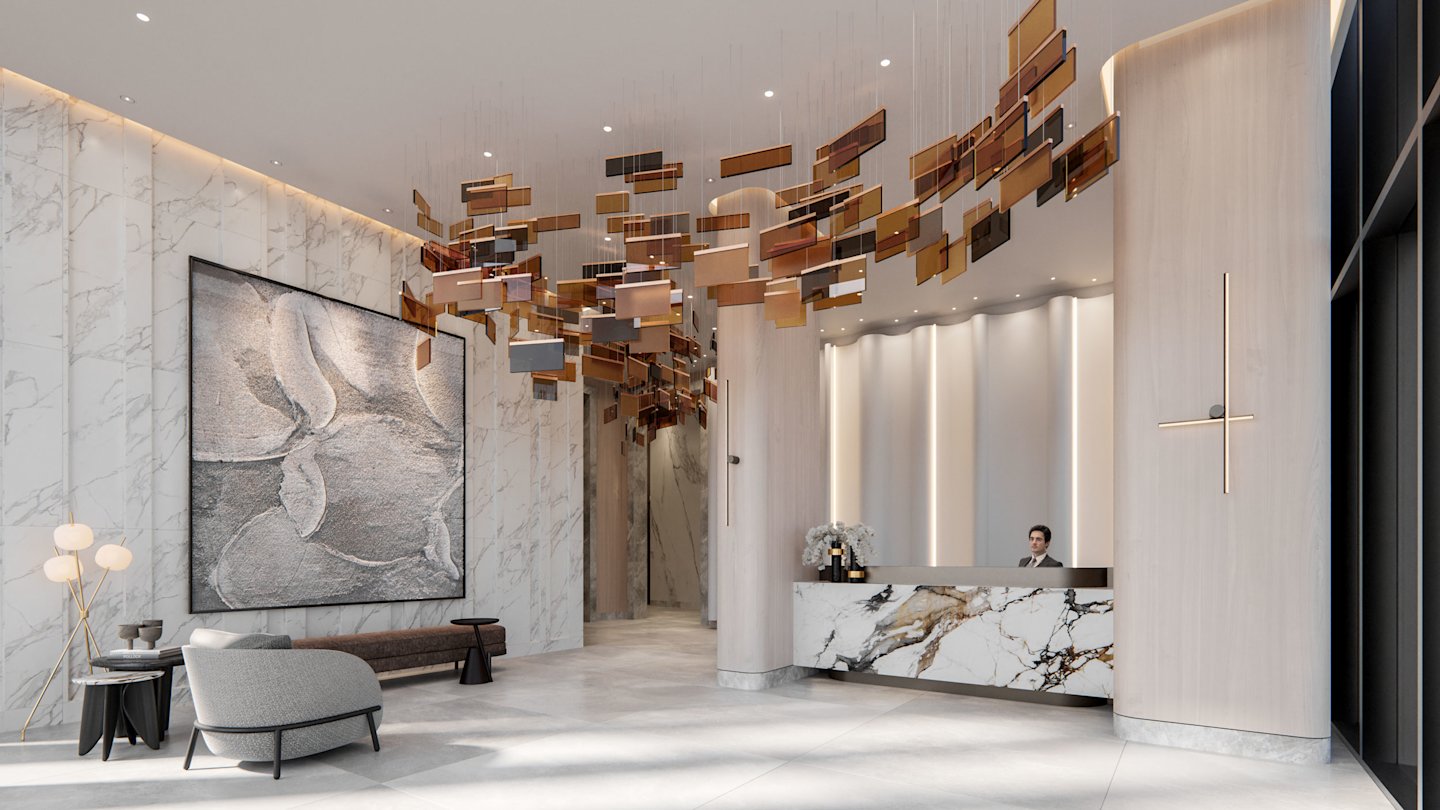 Queen Church Lobby Rendering