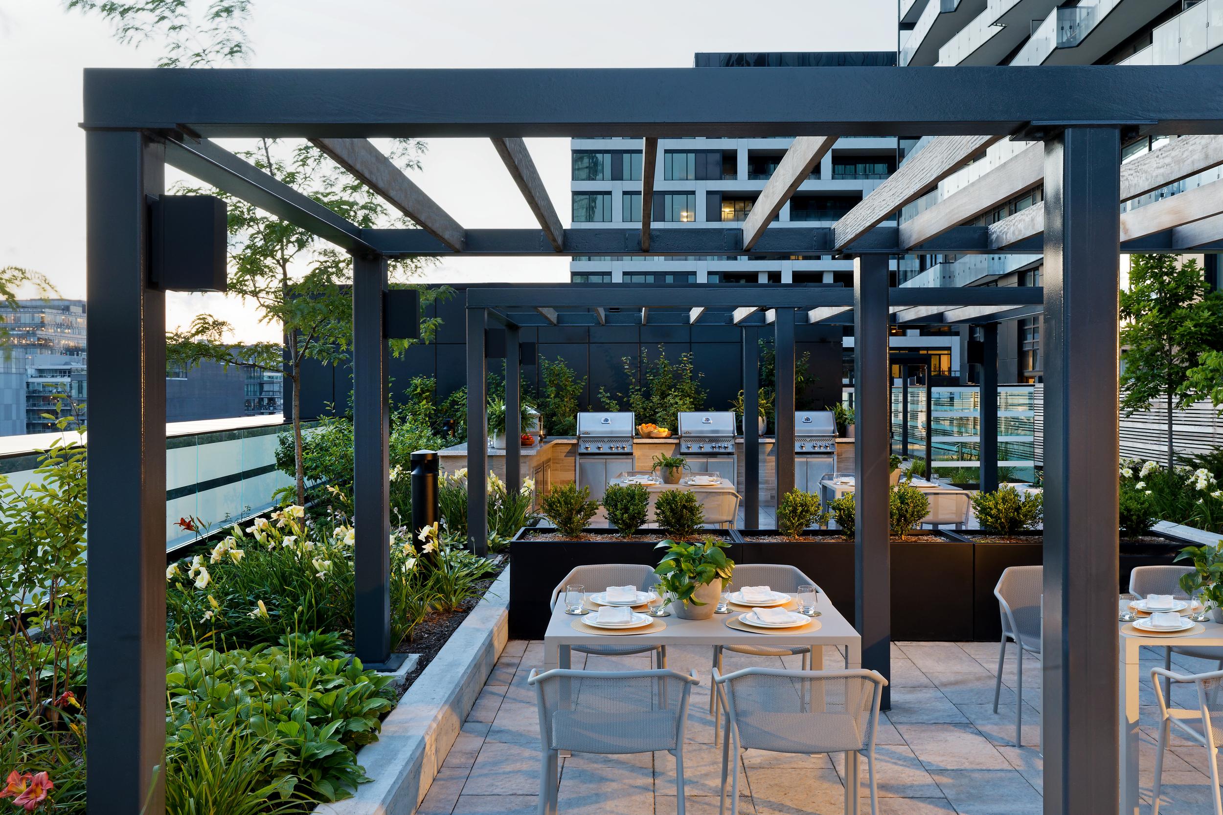 The Well Classic II Outdoor Dining Amenities