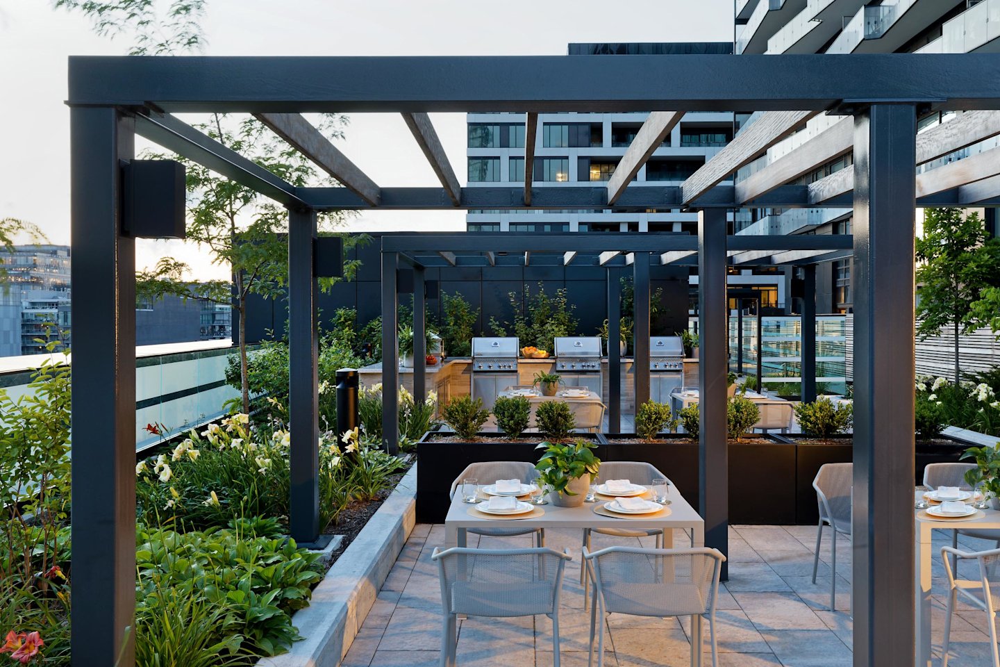 The Well Classic II Outdoor Dining Amenities