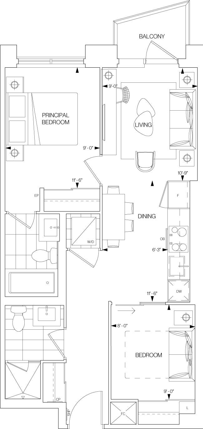 Westerly 2 2A Floorplan
