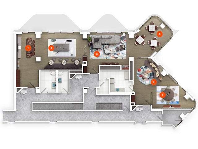 6th Floor Amenity Plan