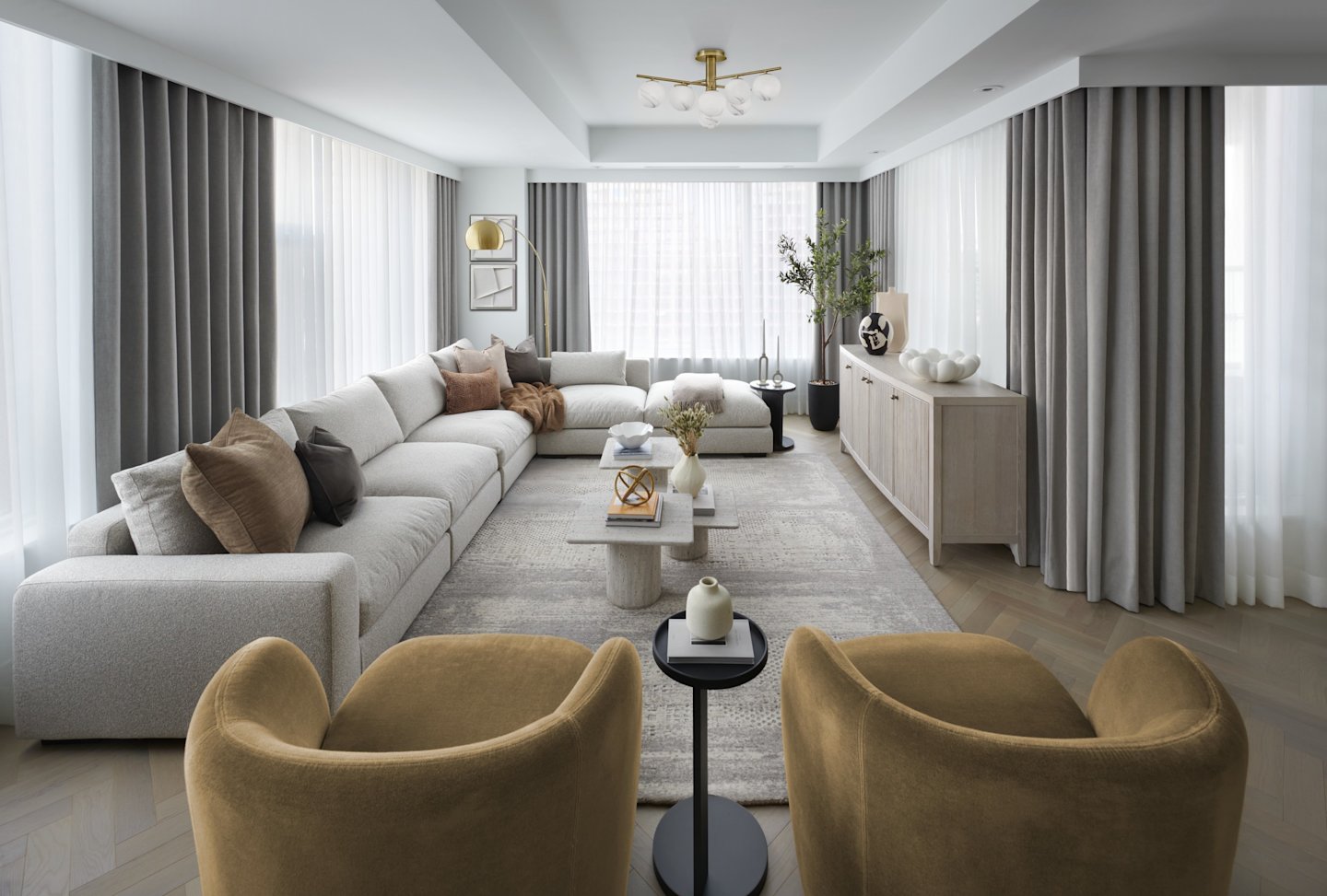 The Well Signature Suite 902 Living Room