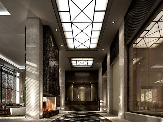 One Old Mill Lobby Rendering