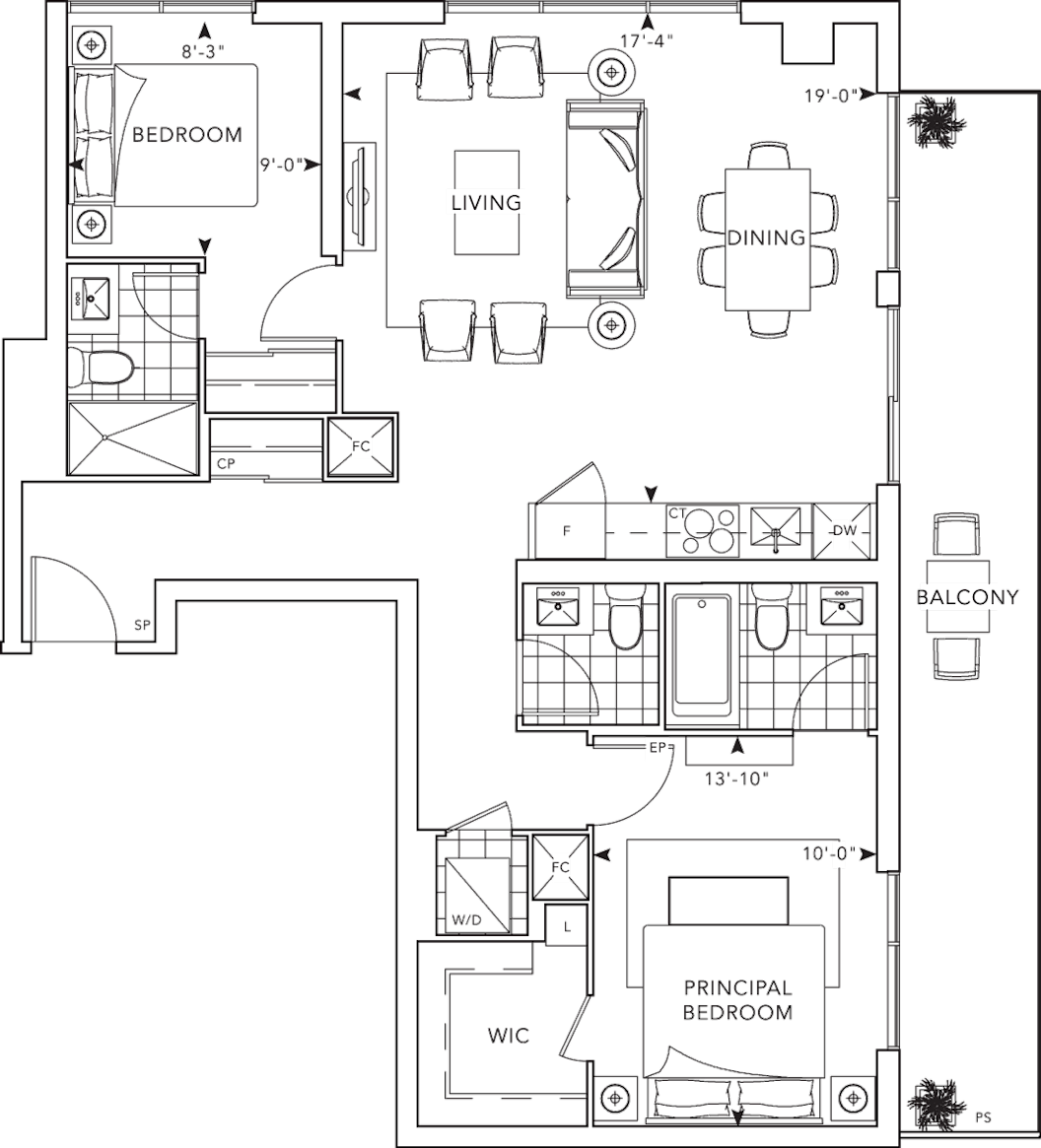 MRKT 2Z Floorplan
