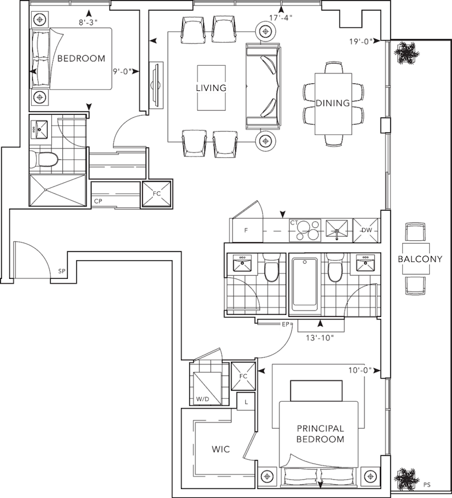 MRKT 2Z Floorplan