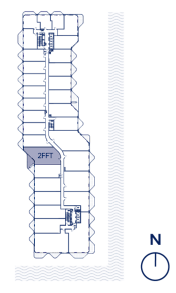 Aqualuna Condo Suite 2FFT Keyplate