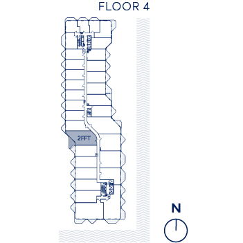 Aqualuna Condo Suite 2FFT Keyplate