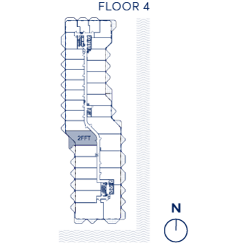 Aqualuna Condo Suite 2FFT Keyplate